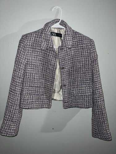 Giacca blazer zara viola - giacca,