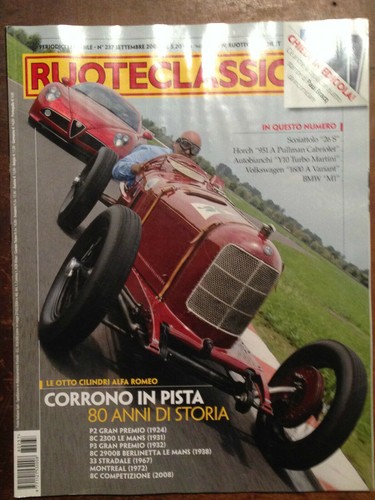 Ruoteclassiche settembre 2008 - ruoteclassiche,