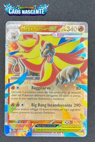 Mega pyroar caos - mega,