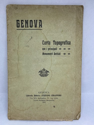Genova carta topografica - genova,