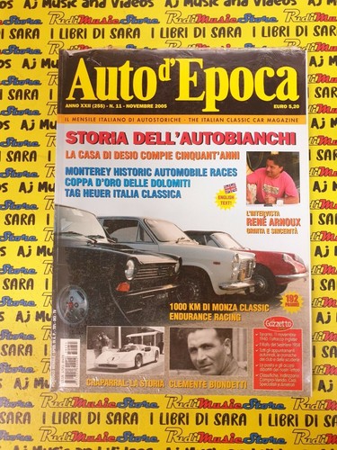 Rivista auto epoca anno - d'epoca,