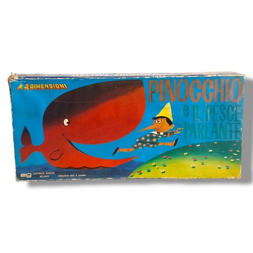 Gioco scatola pinocchio - scatola, e