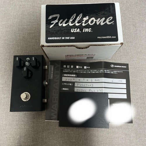 Fulltone ocd black ltd - ocd,