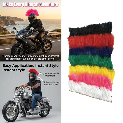 Parrucca casco moto - da,