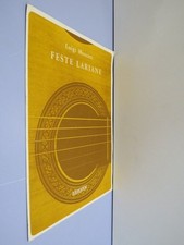 FESTE LARIANE Luigi Mozzani Berben 1980 musica spartito libro di