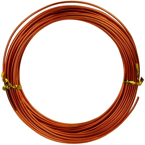 Filo alluminio tondo - , arancio