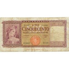 Banconota 500 lire Italia 1947 (BAN369-)