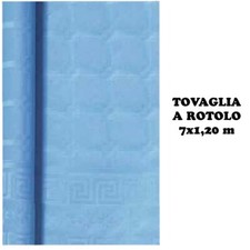 Tovaglia carta celeste rotolo - carta,