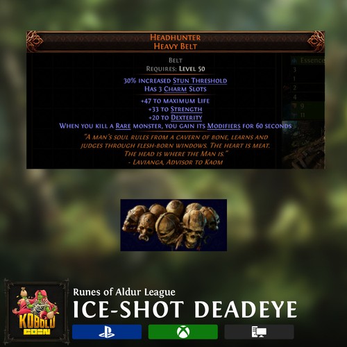 Headhunter ice shot deadeye - ice,