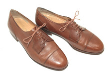 Scarpe uomo Salvatore Ferragamo taglia 8 Europa 41 marrone chiaro S9379