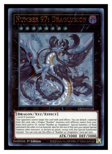 Yugioh numero draglubion - yugioh, 97: