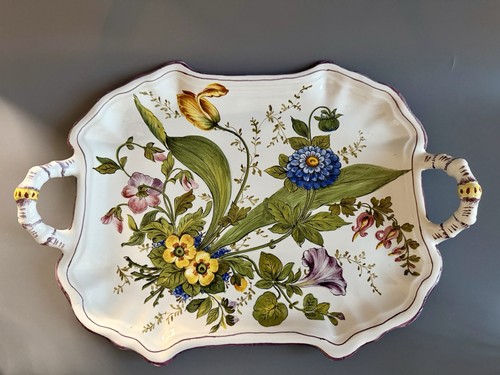 Vassoio vintage maiolica - vassoio,