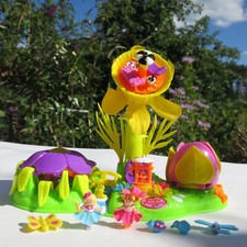  Mini Polly Pocket Village Totalmente Fiori Fairyland 100% completo Bluebird