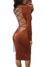 Abito aperto scollo Nudo