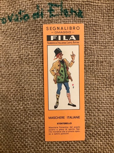 Segnalibro fila maschere - segnalibro,