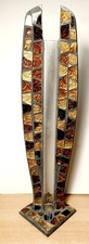 Vaso scultura Mosaico in Vetro
