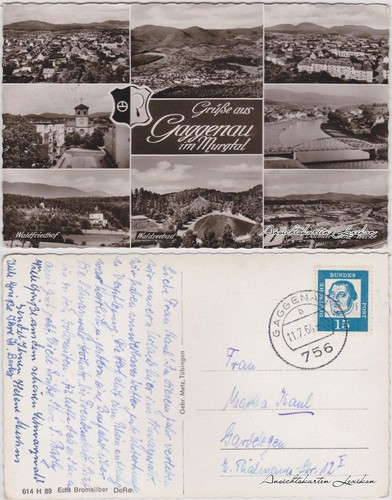 Cartolina gaggenau - gaggenau,