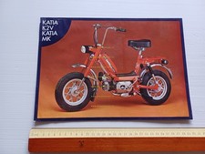 Garelli Katia 50 K2V- Katia 50 MK depliant italiano originale anni 70