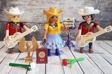 PLAYMOBIL CHANTEUSE COUNTRY FAR WILD WEST RODEO AMERIQUE RANCHO COW BOY WESTERN