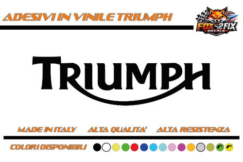 Adesivi auto moto triumph - moto,