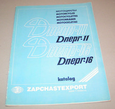 Catalogo Di Ricambi / Elenco Di Parti Per Dnepr 11 / Dnepr 16 - Edizione 1987