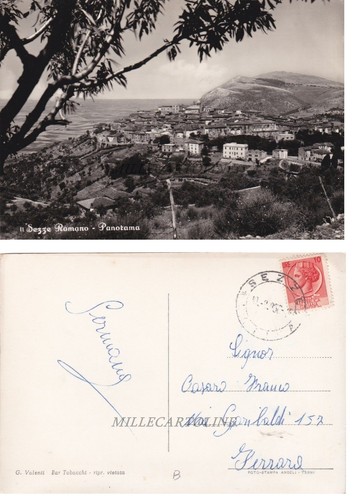 Sezze romano panorama - romano:, 1956