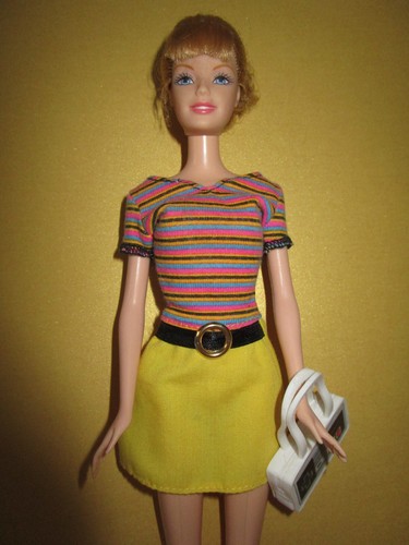 B1772 abito biondo barbie - b1772)abito,