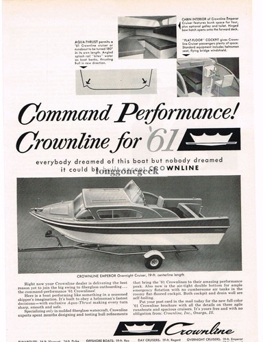 1961 crownline imperatore - crownline,