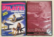 2 Pilates exercise DVD lot