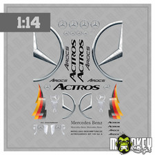 Set adesivi Mercedes Benz 1:14