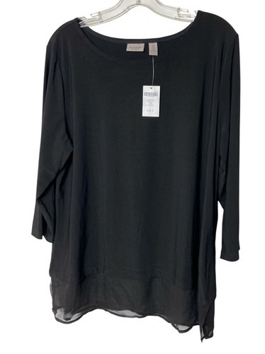 Pullover top blusa - , chico's