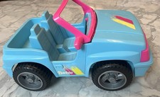 Barbie Vintage Mattel Blu Spiaggia Jeep Dune Buggy 4x4 Auto