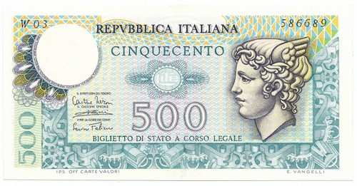 500 lire biglietto stato - biglietto, di