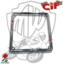 3277-IX CORNICE TARGA INOX LUCIDATA VECCHIE DIMENSIONI mm.170x170 - VESPA - MOTO