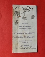 AutografI  A. Toscanini, I
