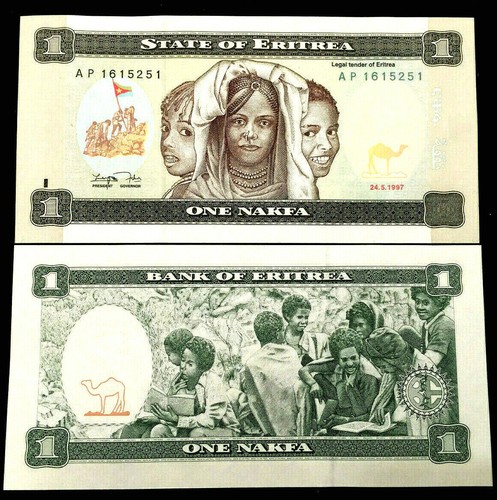 Eritrea nakfa banknote world - 1,
