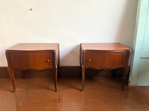 Coppia comodini vintage - vintage, in