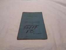 LANCIA AURELIA TARGA VERCELLI LIBRETTO CARTA CIRCOLAZIONE USO COLLEZIONISTICO