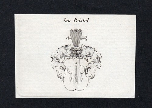 1820 peistel stemma - peistel, nobiltà