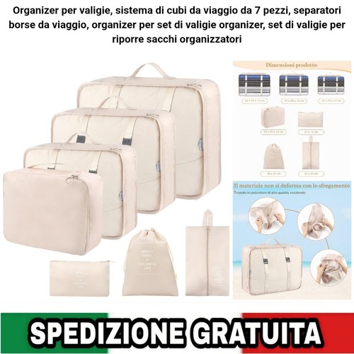 Set organizer valigie - organizer, 7
