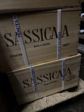 Cassa da 6 bottiglie Sassicaia