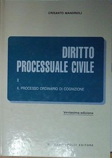 Mandrioli diritto processuale - mandrioli,