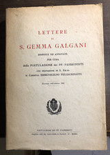 LETTERE DI SANTA GEMMA GALGANI RISTAMPA ED. 1941 Pref. Card. PELLEGRINETTI
