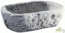 FIORIERA MANUFATTO GRIGIO PIETRA ANTICA 60x37xH20 CASSETTA FIORI PIANTE GIARDINO