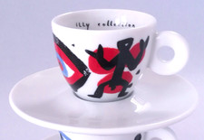 UNUSED tazzina Illy art collection 1997 cup Penck signed number Roma Aeterna