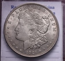 NL* USA 1 DOLLARO ARGENTO SILVER MORGAN 1921 Conservazione TOP 4 super prezzo