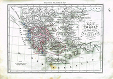 Mappa antica Regno Grecia