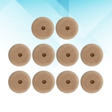  10 Pezzi Accessori Ruota Legno Bambini Bambino Auto Giocattoli Mini Ruote per Fai da Te