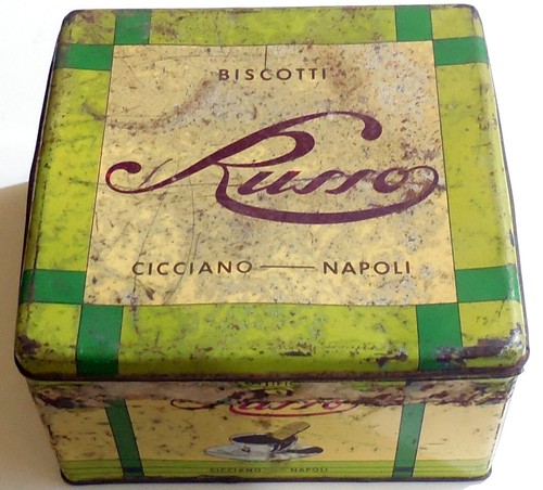 Vintage tin box scatola - vintage,