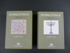 2 volumi Storia d'Italia Annali 11* e 11** GLI EBREI IN ITALIA 1996-1997 EINAUDI